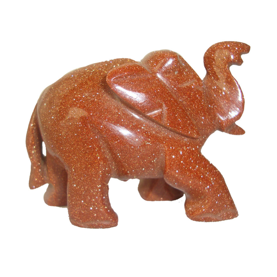 Sun Stones Elephant Statue