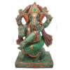 Aventurine Jade Stone Dancing Ganesha Statue