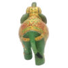 Aventurine Jade Stone Elephant With Gold Painted