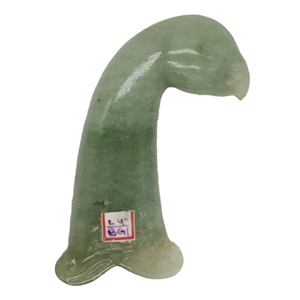 Aventurine Jade Stone Parrot Face Dagger Handle