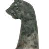 Aventurine Dark Jade Stone Lion Dagger Handle