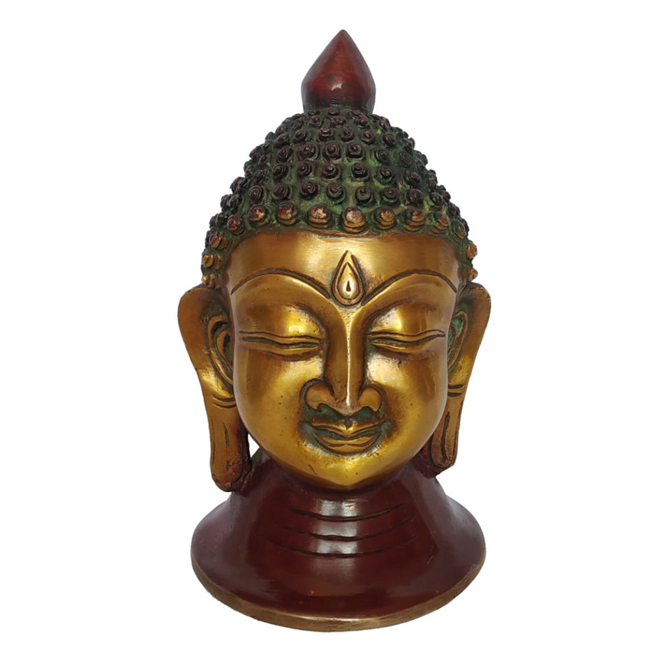 Brass Buddha Head Buddha Statue Home Decor