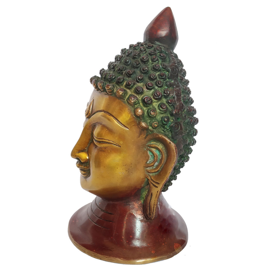 Brass Buddha Head Buddha Statue Home Decor