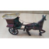 Brass handmade Horse cart for home decor show piece & gift