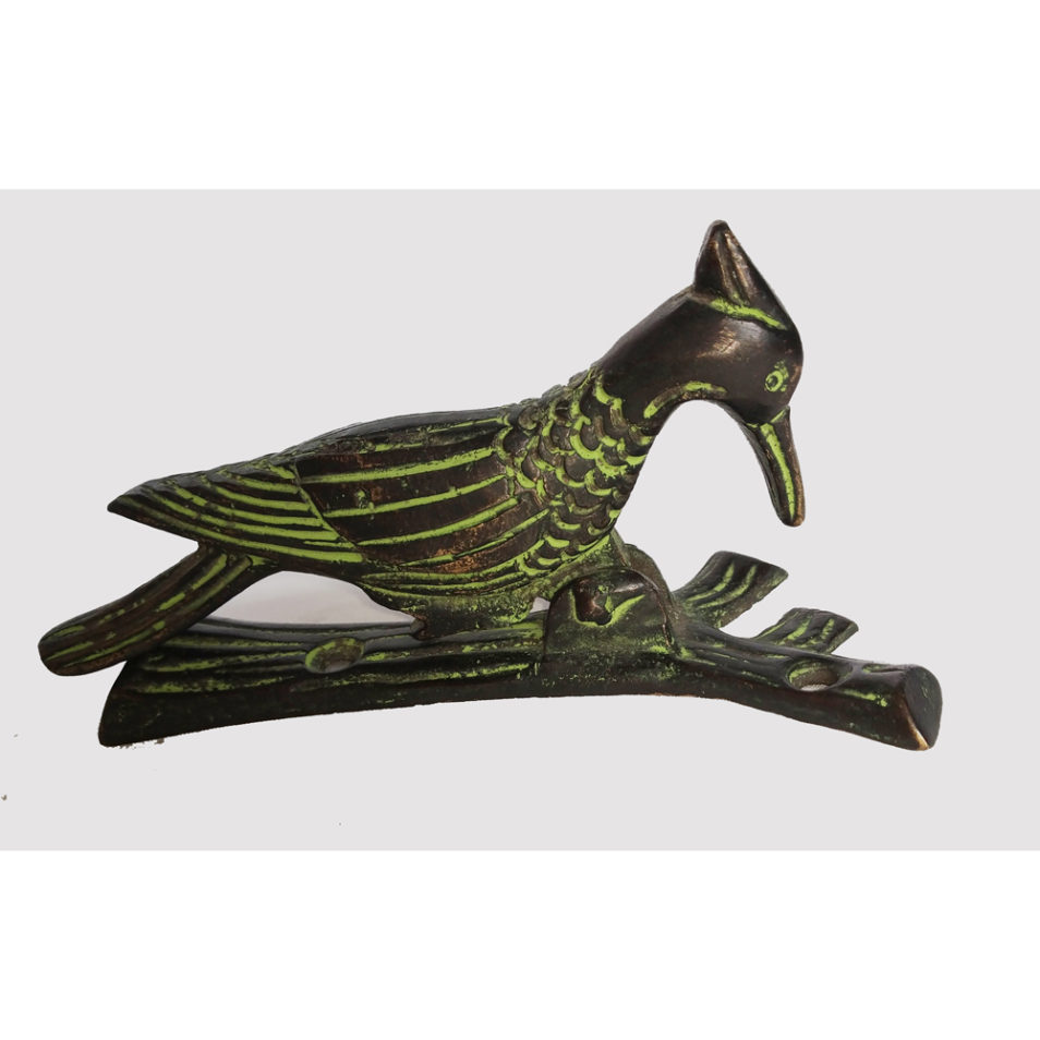 Brass Door Handle Knockers Bird Shape Antique Finish Home Decor