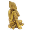 Brass Resting Buddha Statue Home Decor Figure