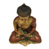 Brass Resting Buddha Statue Home Decor Figure