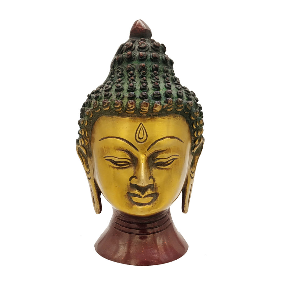 Brass Buddha Head Buddha Statue Home Decor