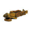 Brass Sleeping Buddha Statue Home Decor