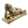 Brass Sleeping Buddha Statue Home Decor