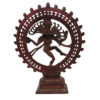 Brass Nataraja Dancing Lord Shiva God Statue Religious