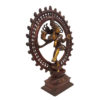 Brass Nataraja Dancing Lord Shiva God Statue Religious