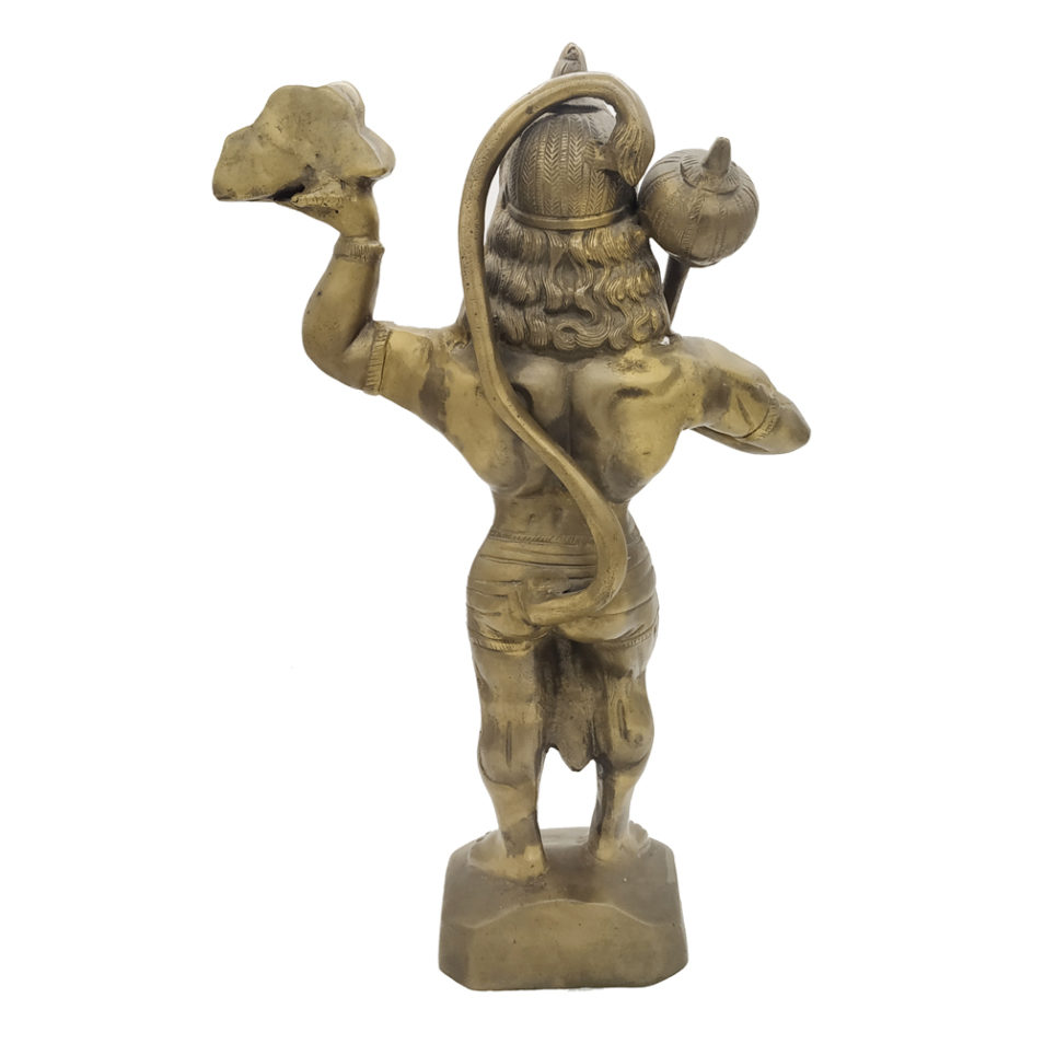 Brass Hanuman Statue Monkey God Religious status