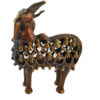 Brass Cow Khamdhenu Hindu Nandi Cow Statue