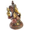 Brass Ganesha statue Hand Painted Antique Finished