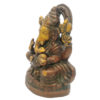 Brass Ganesha statue Hand Painted Antique Finished