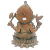 Brass Ganesha statue Hand Painted Antique Finished