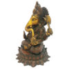 Brass Ganesha statue Hand Painted Antique Finished