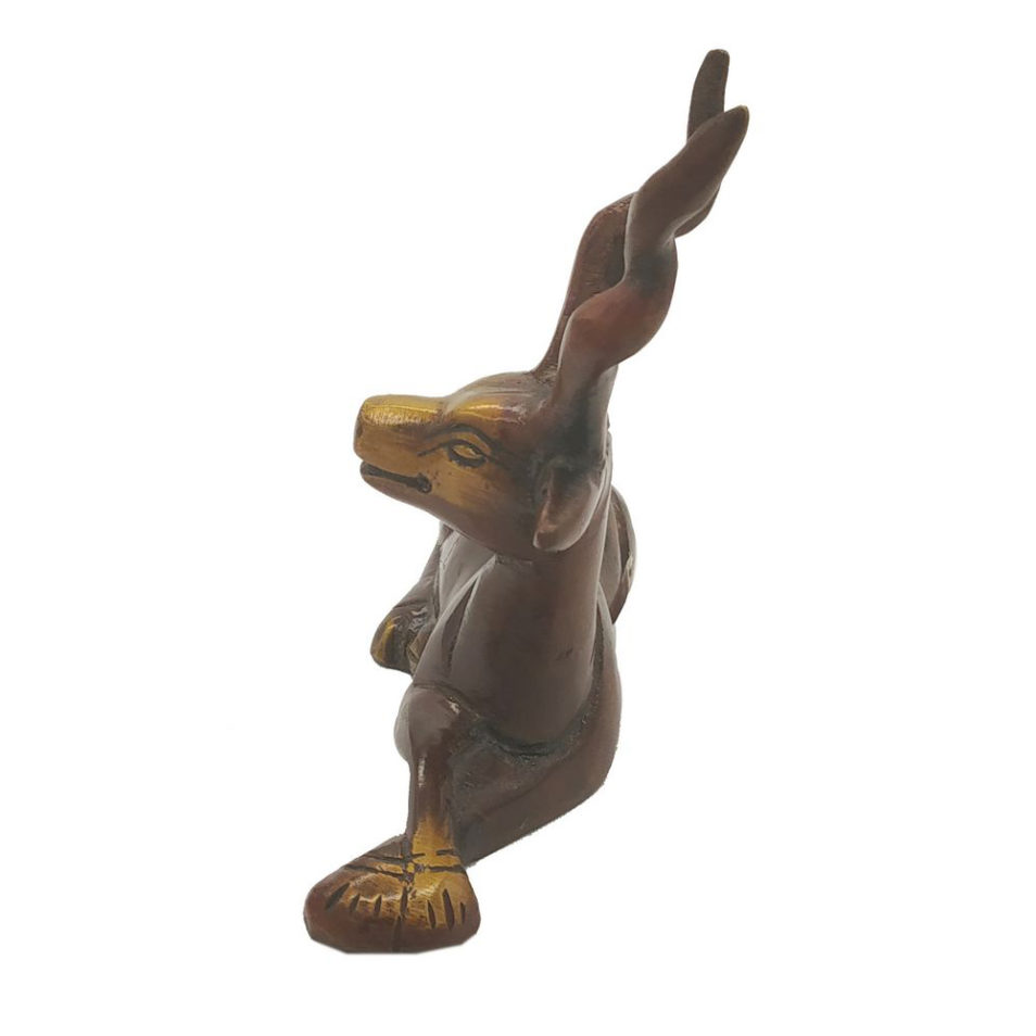 Brass Animal Dear Statue Home Decor Collectible