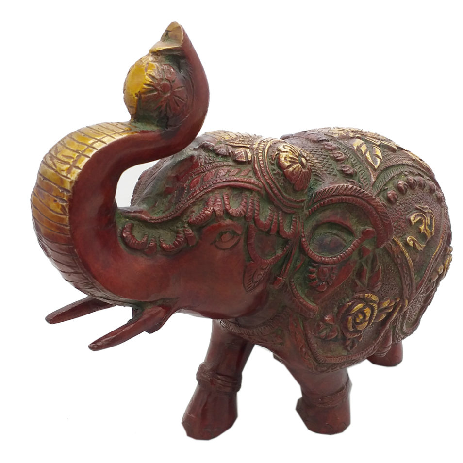 Brass Elephant statue India Home Decor