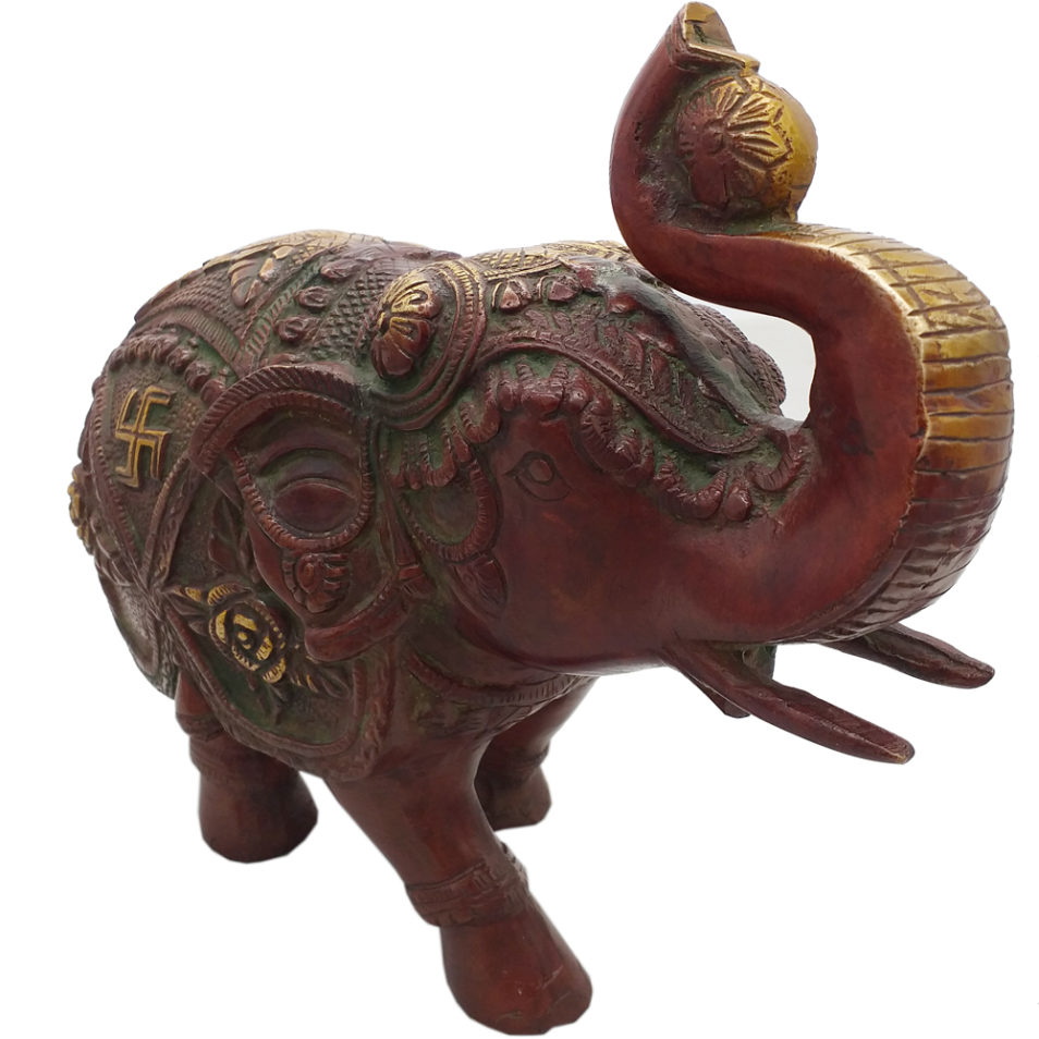 Brass Elephant statue India Home Decor