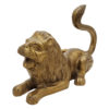 Brass Lion Statue Handmade Collectible