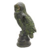 Brass Owl Sitting Statue Handmade Collectible