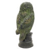 Brass Owl Sitting Statue Handmade Collectible