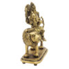 Brass Goddess Durga Sitting on Lion Hindu Religious