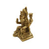 Brass Lakshmi Statue Goddess Idol Wealth Prosperity Hindu Religious