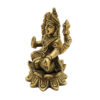 Brass Lakshmi Statue Goddess Idol Wealth Prosperity Hindu Religious