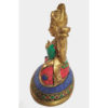 Brass Lakshmi Statue Goddess With Stone Work