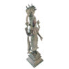 Brass Lakshmi Statue Goddess Idol Wealth Prosperity Hindu Religious