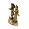 Brass Radha Krishna Statue Love Couple Hindu Religious