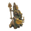 Brass Shiv Family Statue Shiva Ganesh Parvati Devi Hindu God Statue