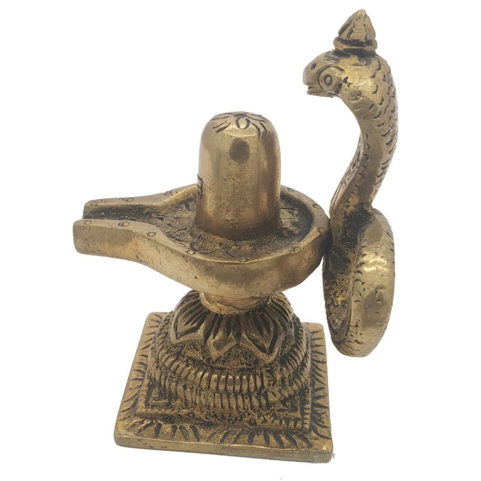 Brass  Shiv Lingam Statue