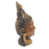 Brass Lord Shiva Head Mahadev Third Eye God Painted