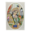 Painting Shajahan Mumtaj Pair Handmade Miniature Artwork water color resin tile 6X4