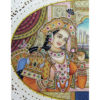 Painting Shajahan Mumtaj Handmade Miniature Artwork water color resin tile 6X4