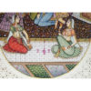 Painting Shajahan Mumtaj Handmade Miniature Artwork water color resin tile 6X8