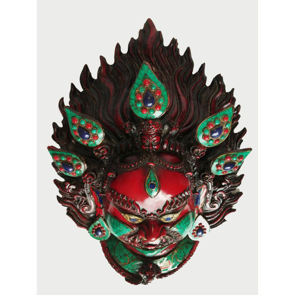 Buddha Mahakal Mask Wall hanging Art Sculpture Painting and Stone work