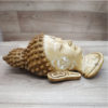 Buddha Mask Wall hanging Art Sculpture Carving mask wall Decor