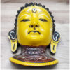 Buddha Mask Wall hanging Art Sculpture painting and carving mask Decor