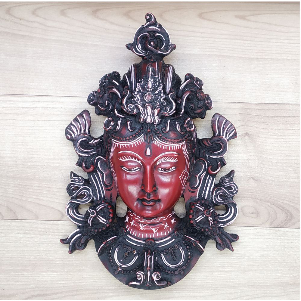 Buddha Mask Wall hanging Art Sculpture Painting and Carving Star mask