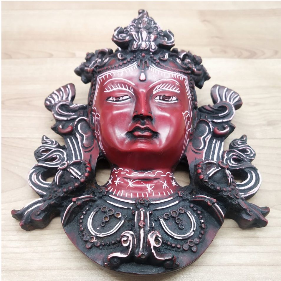 Buddha Mask Wall hanging Art Sculpture Painting and Carving Star mask