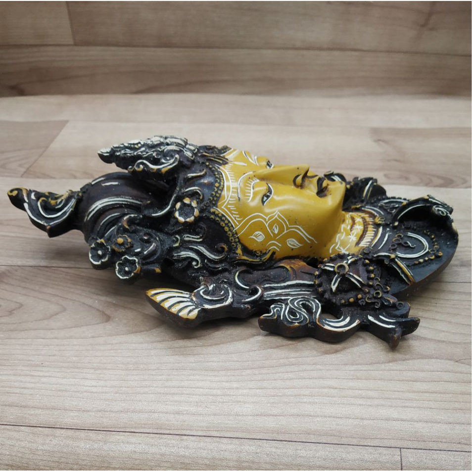 Buddha Mask Wall hanging Art Sculpture Painting and Carving Star mask