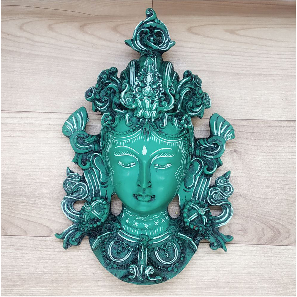 Buddha Mask Wall hanging Art Sculpture Painting and Carving Star mask