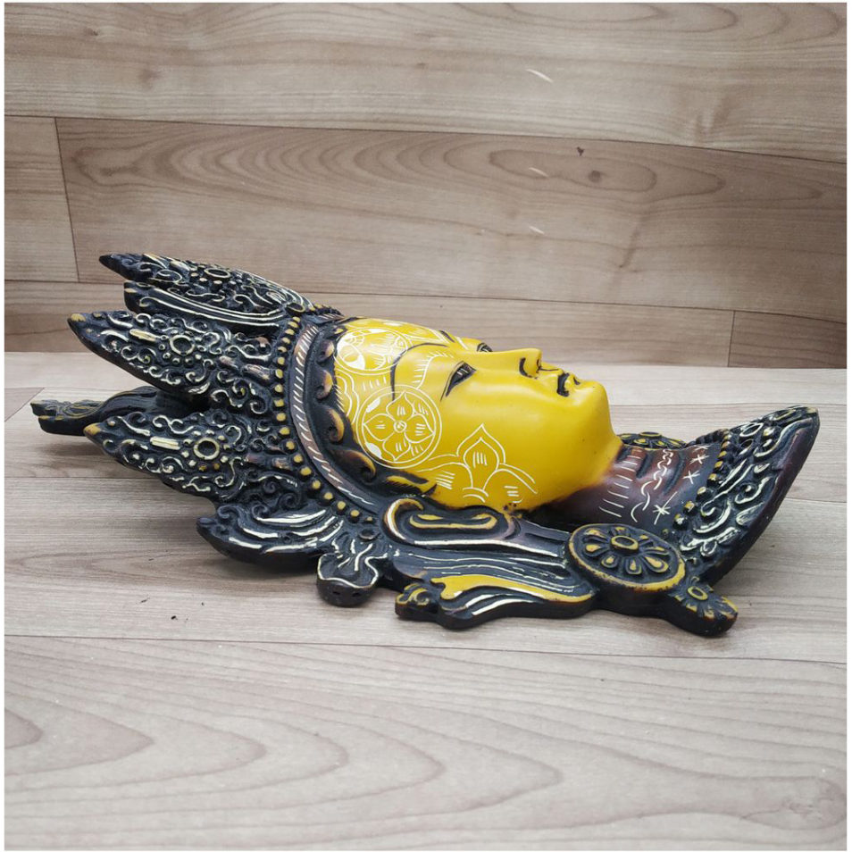 Buddha Mask Wall hanging Art Sculpture Painting and Carving Star mask