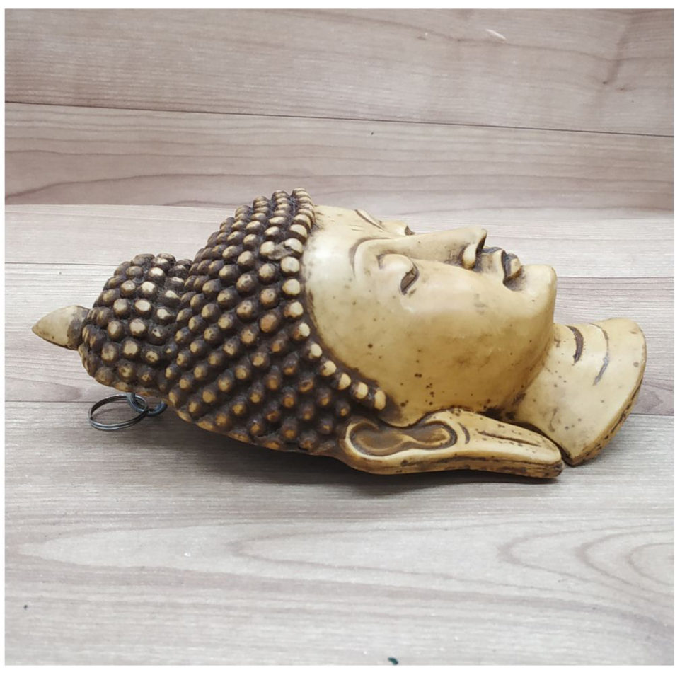 Buddha Mask Wall hanging Art Sculpture painting Mask  Statue