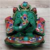 Ganesha Mask with Gemstone Work Wall hanging Art Sculpture wall Decor